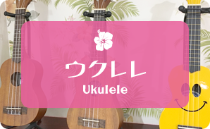 ウクレレ　ポロローンと弾けば、そこはハワイ！ウクレレの音色に癒されましょう。はじめての方対象のレッスンです。